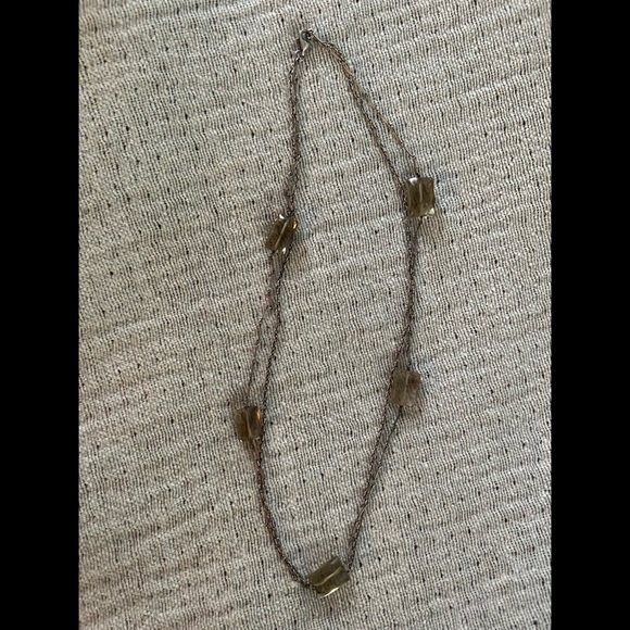 Smokey Quartz Silver Necklace - Picture 4 of 15